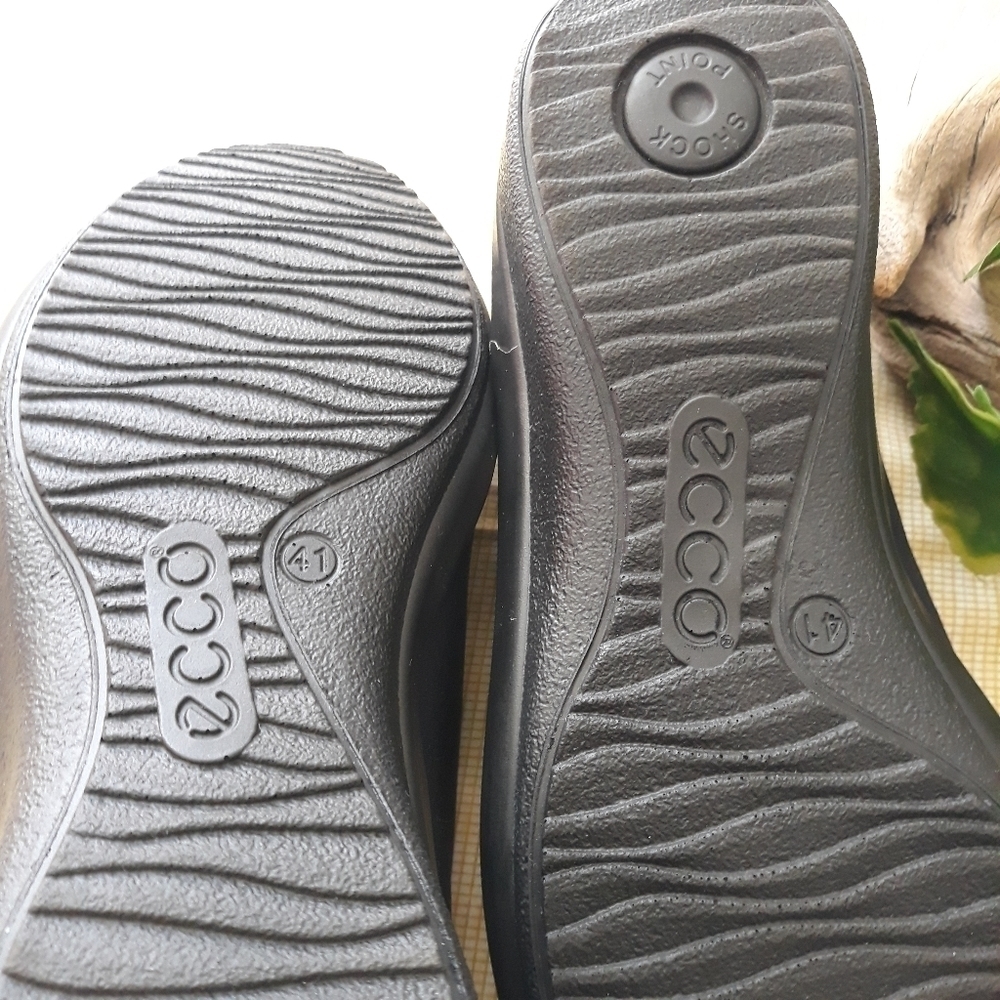 Ecco soft shock point black women's shoes size 41 - Picture 5 of 8
